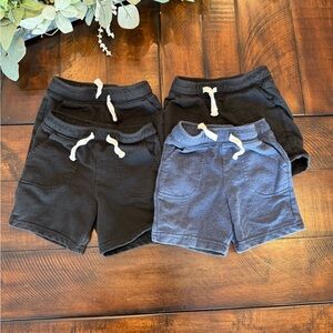 Cat & Jack Black and Gray Kids Shorts Set -3t